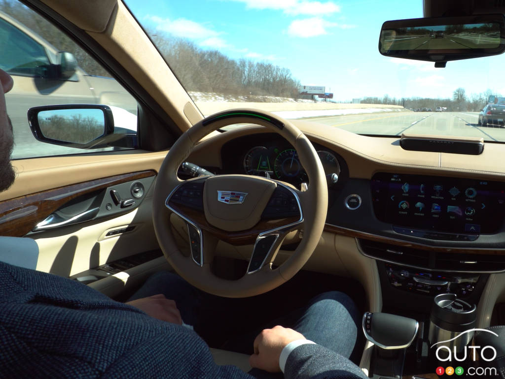 La Cadillac CT6 2018 munie du système Super Cruise optionnel