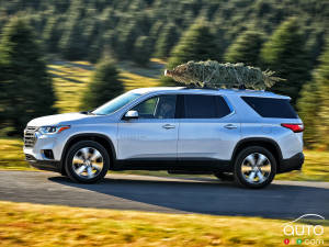 Trucs pour transporter votre arbre de Noël, gracieuseté de Chevrolet
