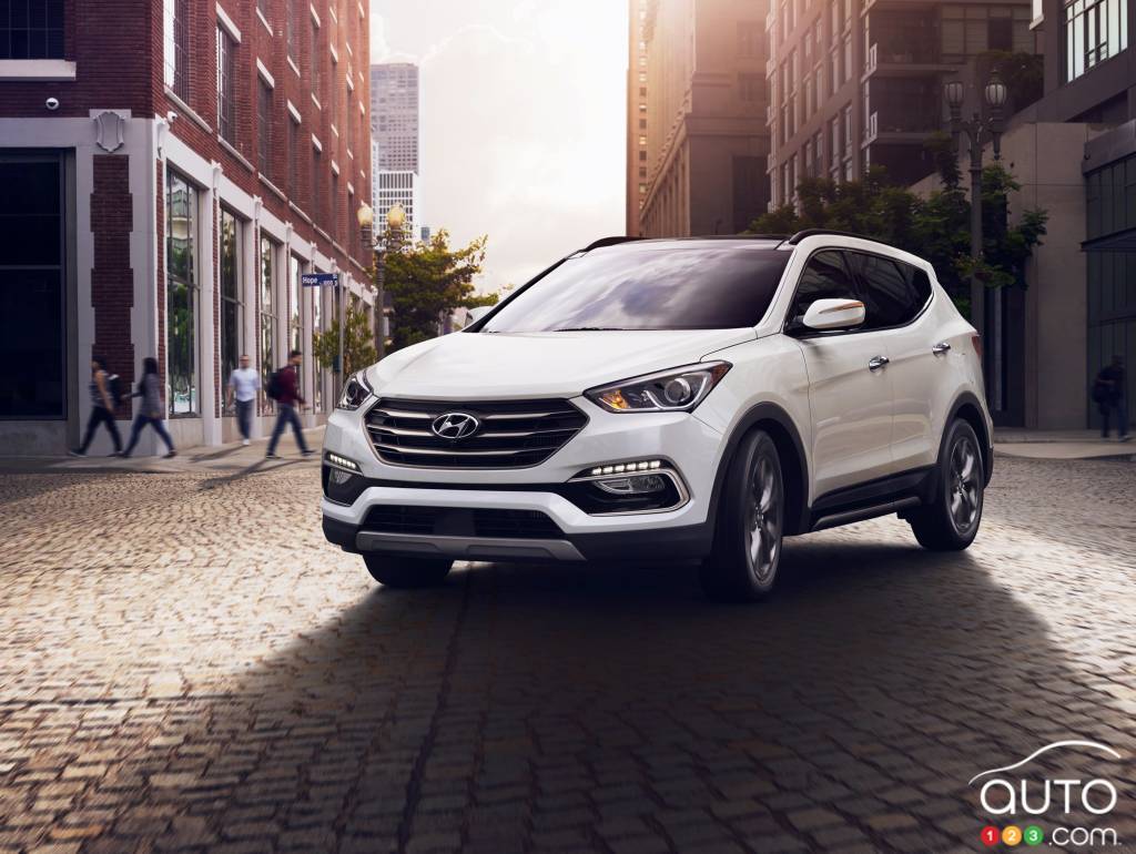 2018 Hyundai Santa Fe Sport, winner of a Top Safety Pick+ award