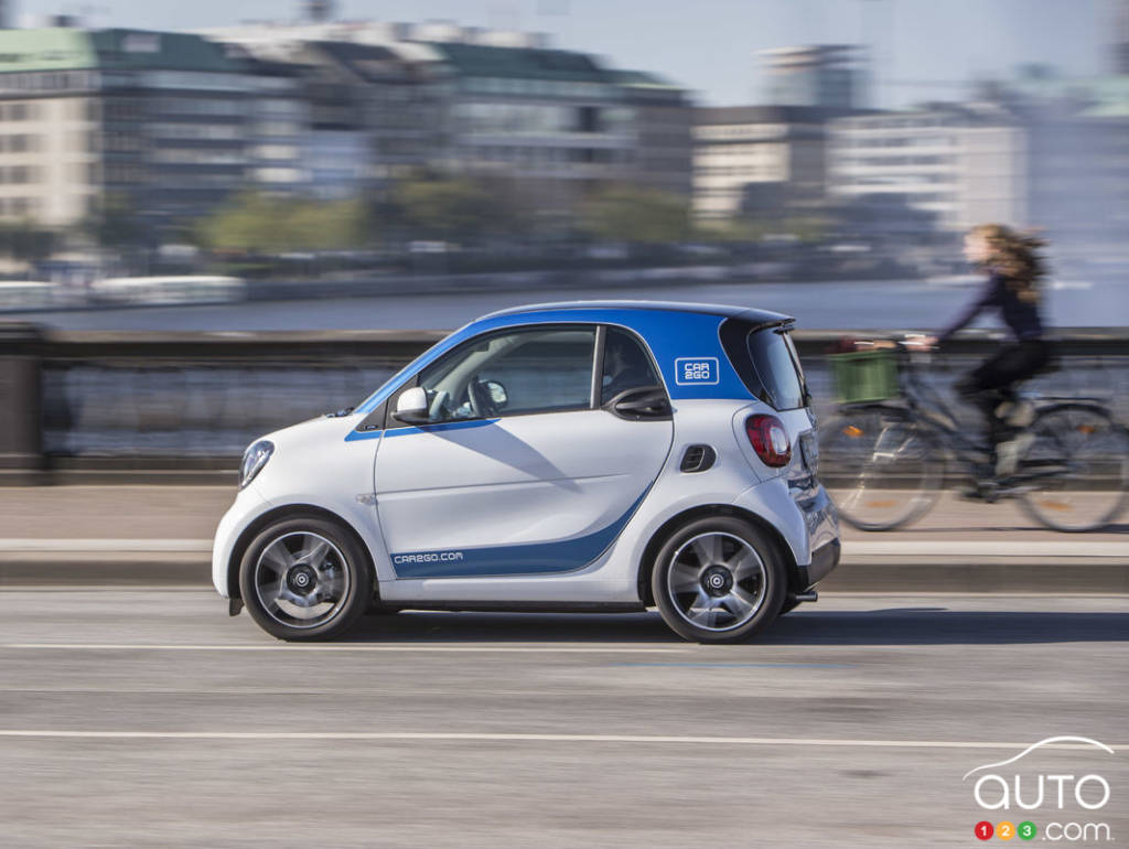 The new smart fortwo is now joining the car2go fleet in Montreal