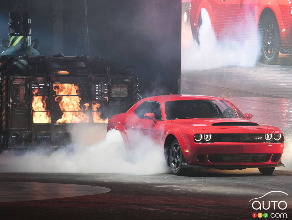 La nouvelle Dodge Challenger SRT Demon 2018 enfin déchaînée à New York