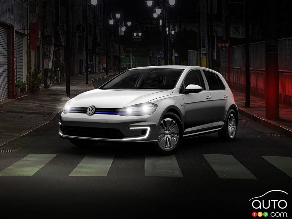 The next-generation Volkswagen e-Golf offers a range of 201 km.