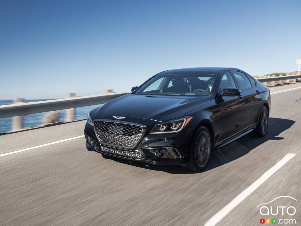 The new 2018 Genesis G80 Sport