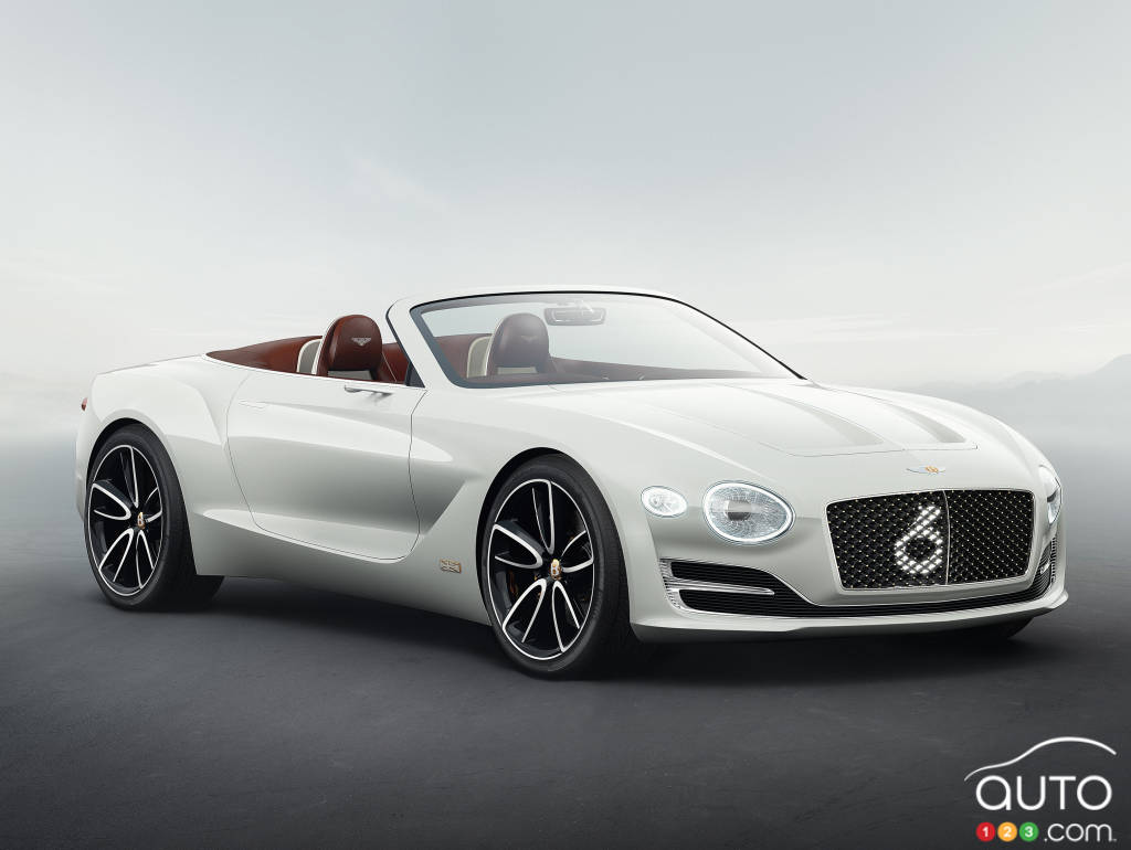 Le prototype de voiture électrique Bentley EXP 12 Speed 6e