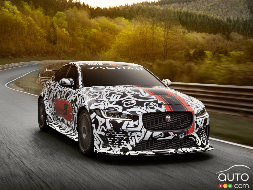 The upcoming Jaguar XE SV Project 8