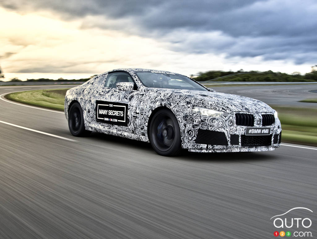 The future BMW M8 in prototype form