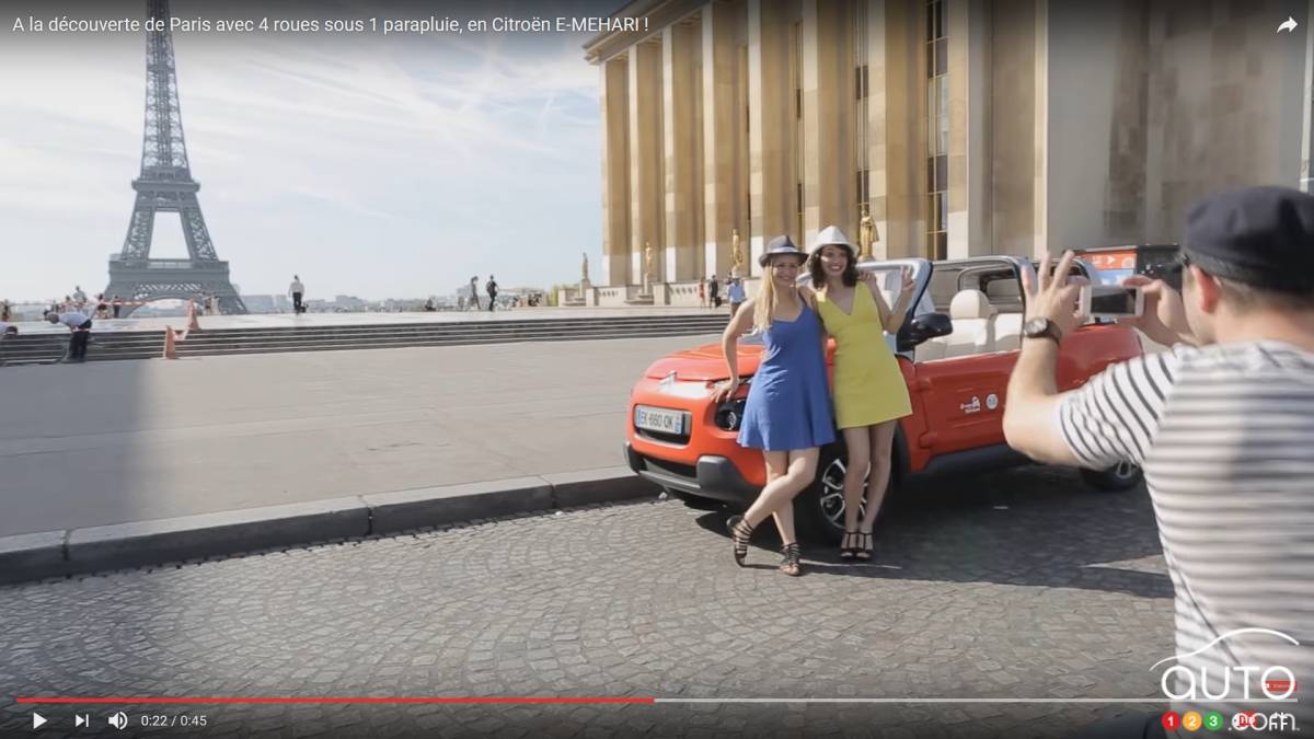 Fête nationale française: en vacances à Paris, louez une Citroën électrique!
