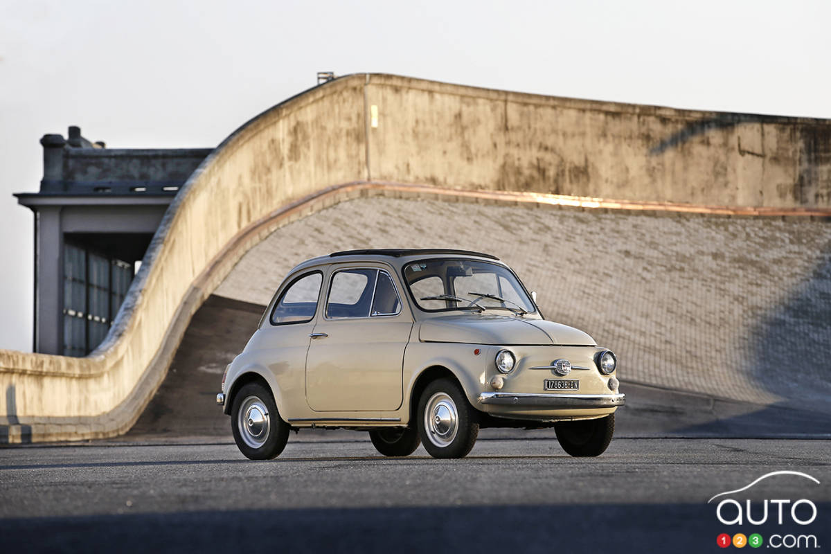 La Fiat 500 au musée, sur un timbre et en vidéo pour ses 60 ans!