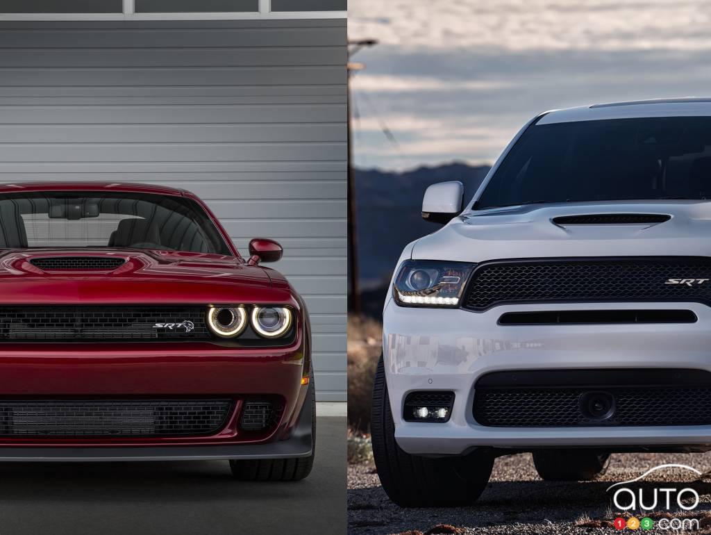 Dodge Challenger SRT Hellcat Widebody et Dodge Durango SRT 2018