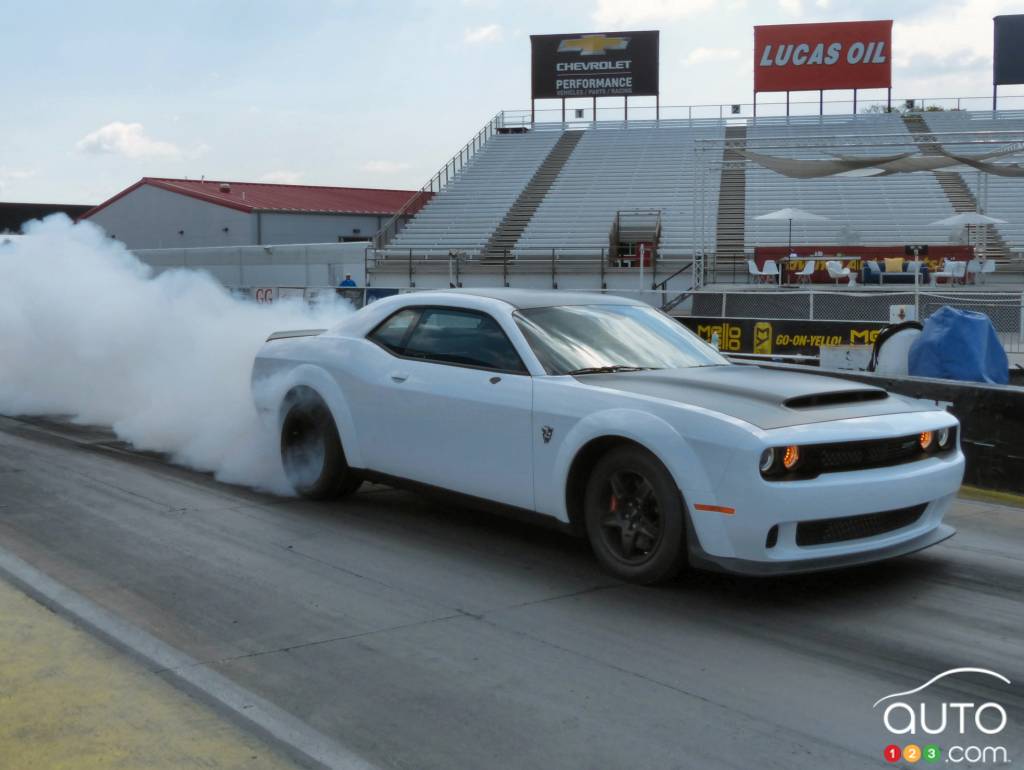 Là où il y a de la fumée, il y a la Dodge Challenger SRT Demon 2018