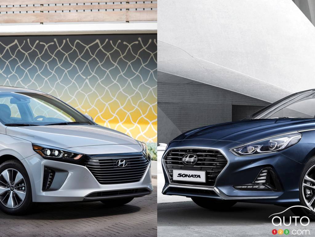 Les nouvelles Hyundai IONIQ Électrique 2017 et Hyundai Sonata 2018
