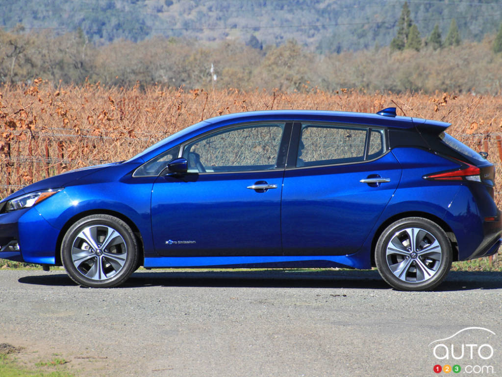 Essai routier de la Nissan LEAF 2018