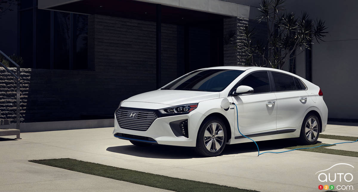 Hyundai IONIQ électrique plus 2018, l'hybride branchable, Actualités  automobile