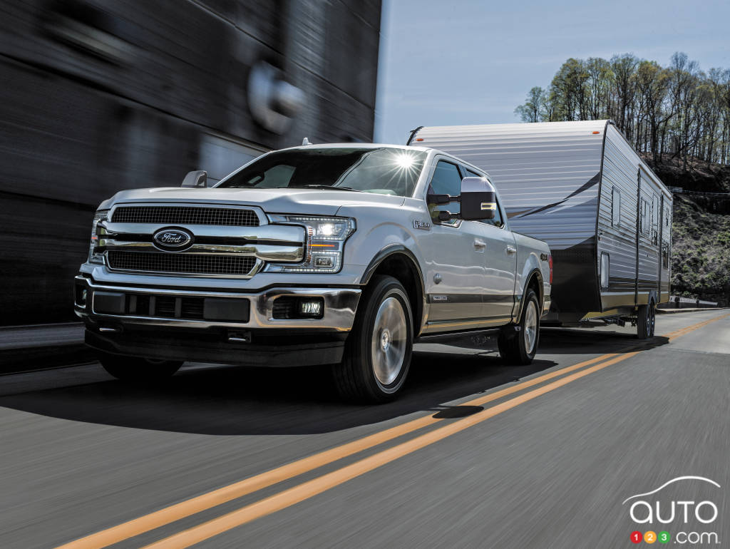 2018 Ford F-150 with 3.0L Power Stroke turbo-diesel engine