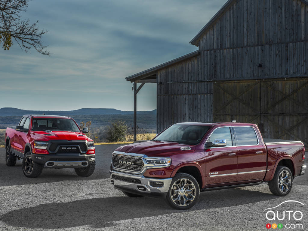 The new 2019 Ram 1500 Rebel and Limited models