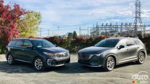 Comparison: 2019 Kia Sorento vs 2019 Mazda CX-9