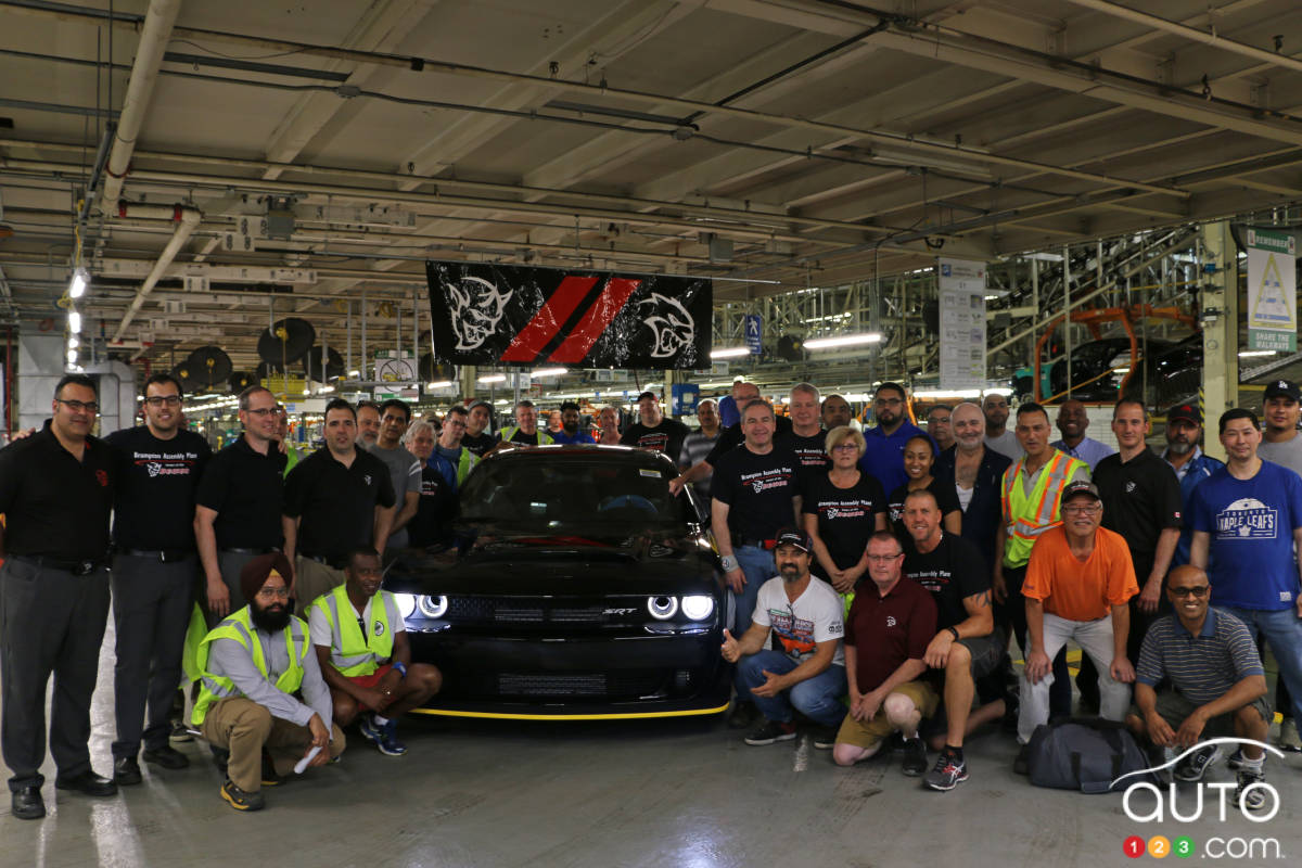 Last Dodge Challenger SRT Demon Comes off Production Line