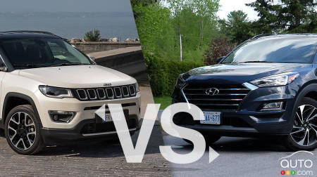 Comparaison : Hyundai Tucson 2019 vs Jeep Compass 2019