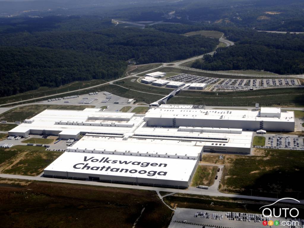 Usine Volkswagen au Tennessee