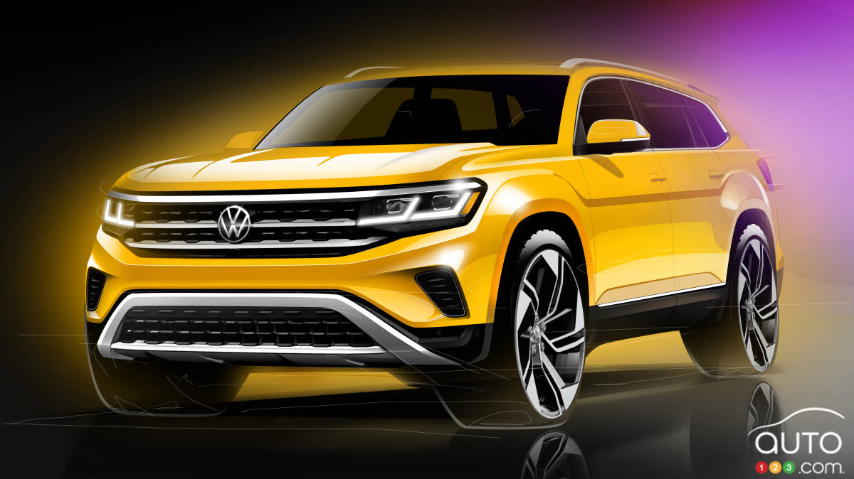 Volkswagen shows refreshed 2021 Atlas SUV | Car News | Auto123