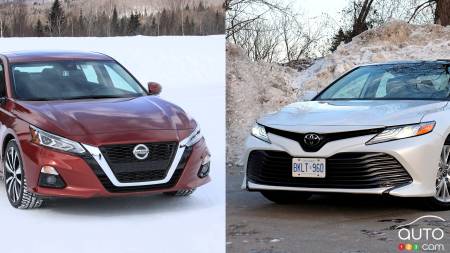 Comparaison : Toyota Camry 2019 vs Nissan Altima 2019