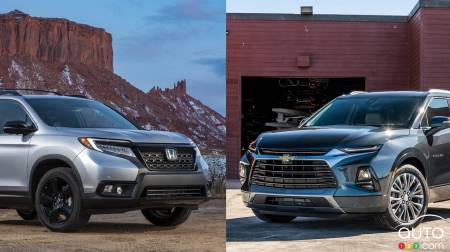Comparaison : Chevrolet Blazer 2019 vs Honda Passport 2019