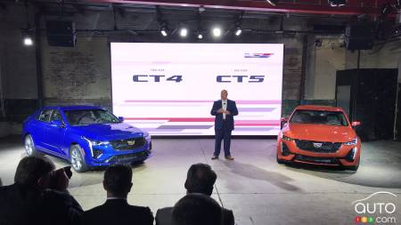 Cadillac dévoile ses berlines sportives CT4-V et CT5-V
