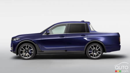 BMW fait fabriquer un pick-up à partir de son X7