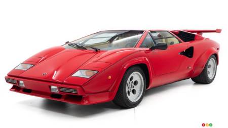 La Lamborghini Countach 1984 de Mario Andretti est à vendre