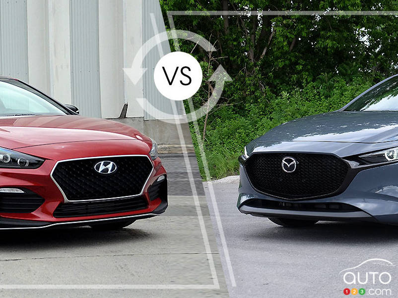 2019 Hyundai Elantra GT N-Line /2019 Mazda3 Sport