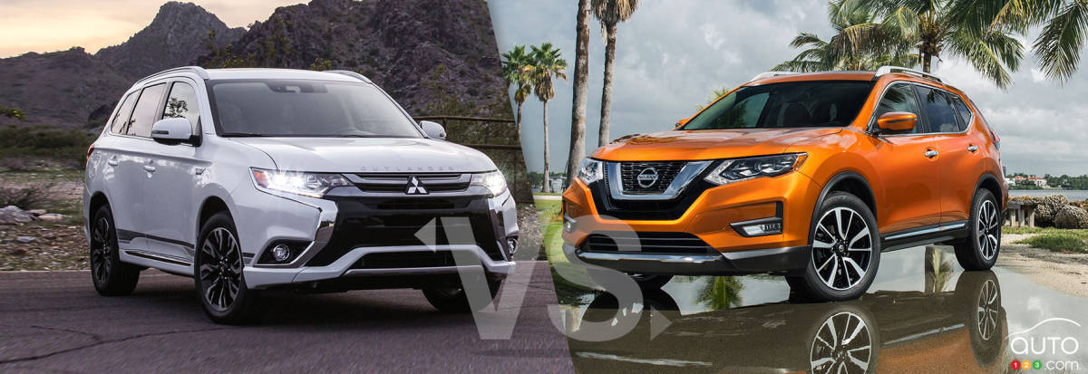 Comparaison : Mitsubishi Outlander 2019 vs Nissan Rogue 2019 : Deux vieux routiers