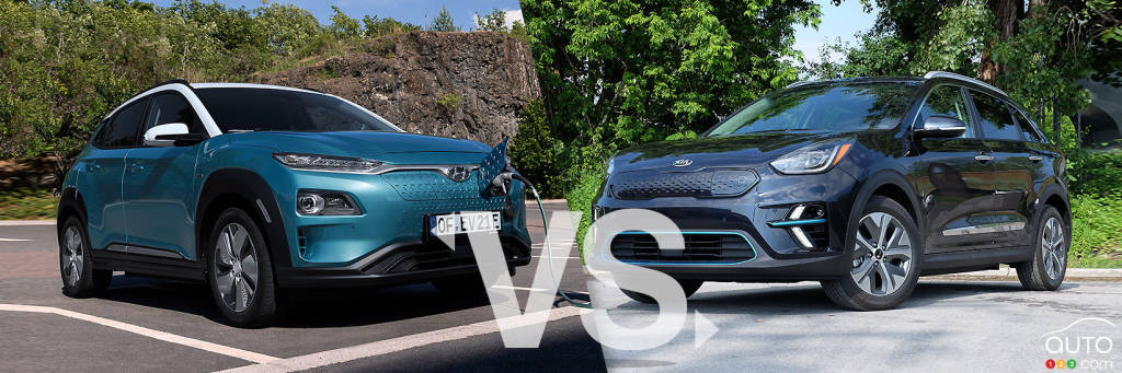 Comparaison : Hyundai Kona électrique 2019 vs Kia Niro EV 2019
