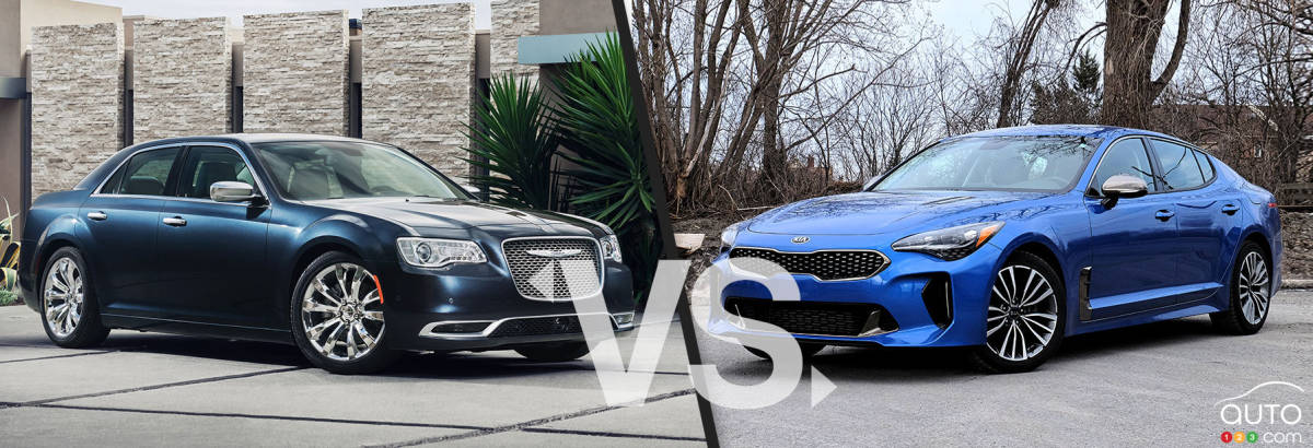 Comparaison : Chrysler 300 2019 vs Kia Stinger 2019