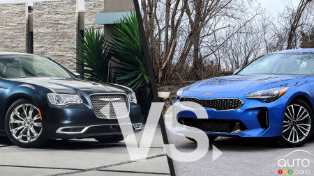 Comparaison : Chrysler 300 2019 vs Kia Stinger 2019