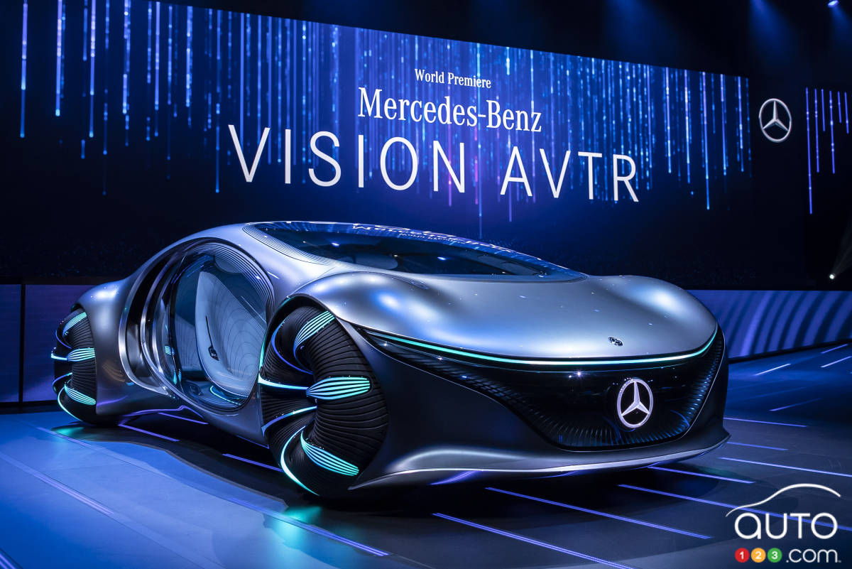 Mercedes Unveils Avatarinspired AVTR That Has No Steering Wheels Can  Drive Sideways