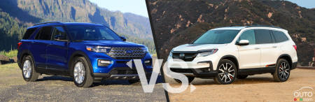 Comparaison : Ford Explorer 2020 vs Honda Pilot 2020