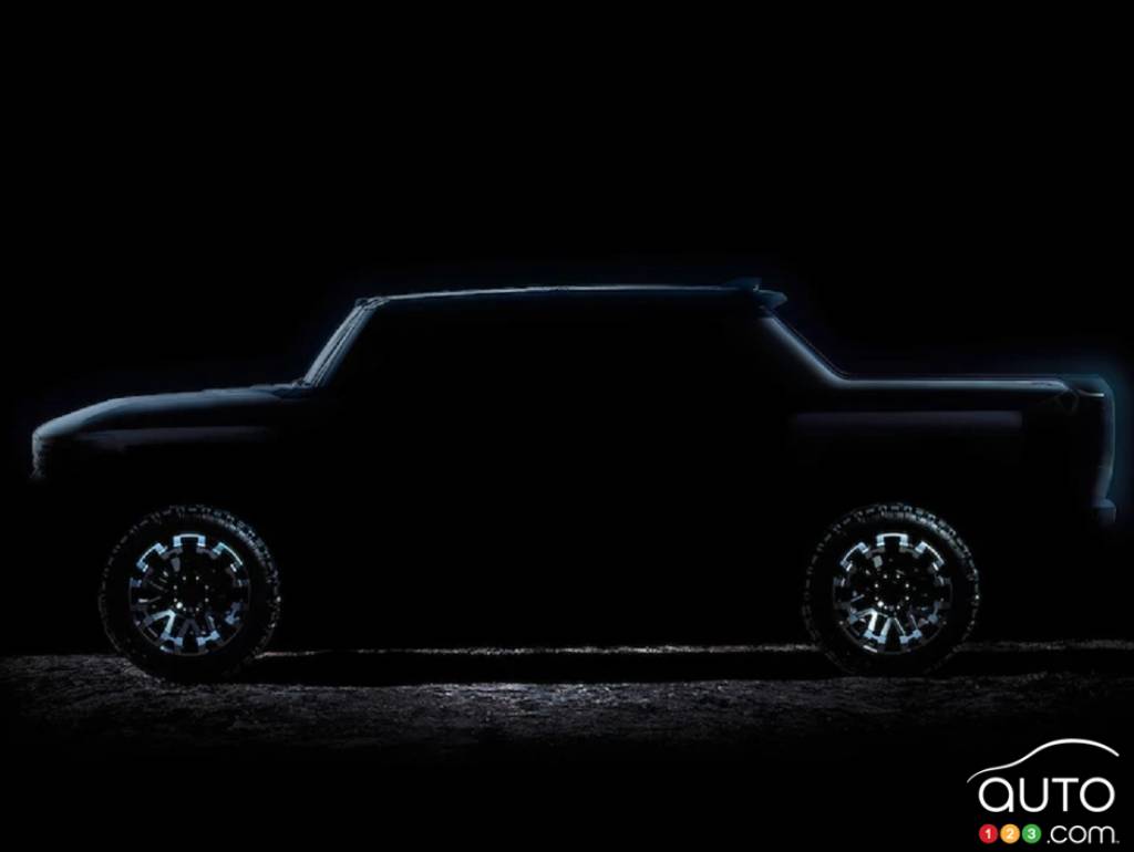 Silhouette du GMC Hummer 2022