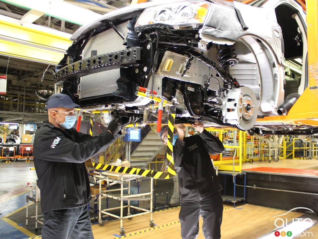 The FCA plant in Windsor, Ontario