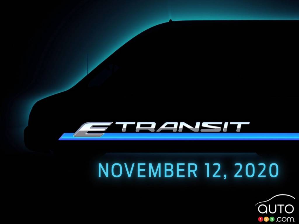 Silhouette du Ford E-Transit 2022