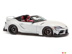 This Targa-Roofed Version of the 2021 Toyota Supra Is a Sight to Behold