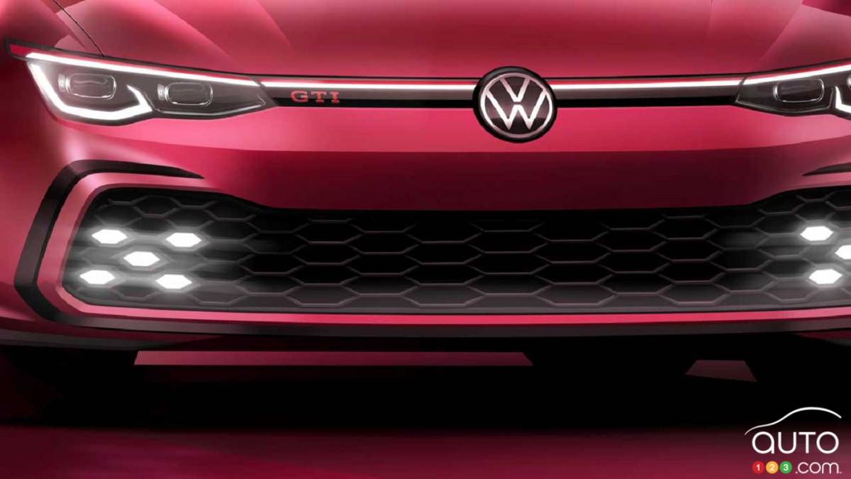 Volkswagen montre un peu de la nouvelle GTI avant son lancement à Genève