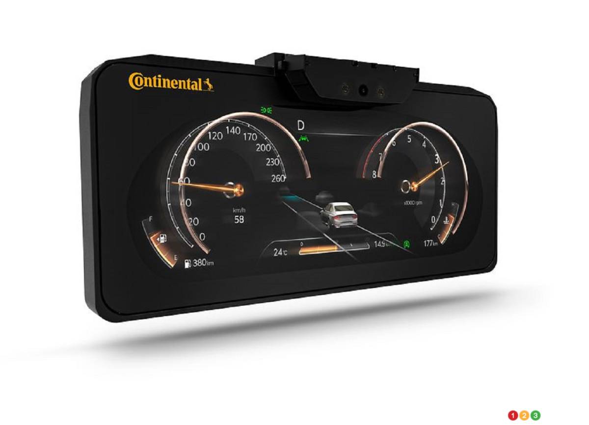 Coup d’œil sur l’impressionnante instrumentation 3D du Genesis GV80, signée Continental