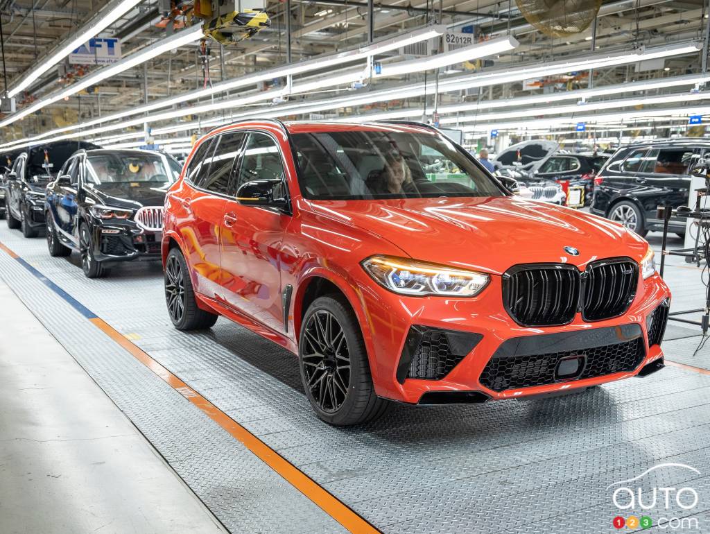 Le BMW X5M Competition 2020 de Spartanburg