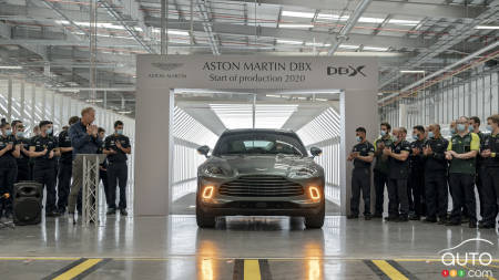 The Aston Martin DBX goes into production