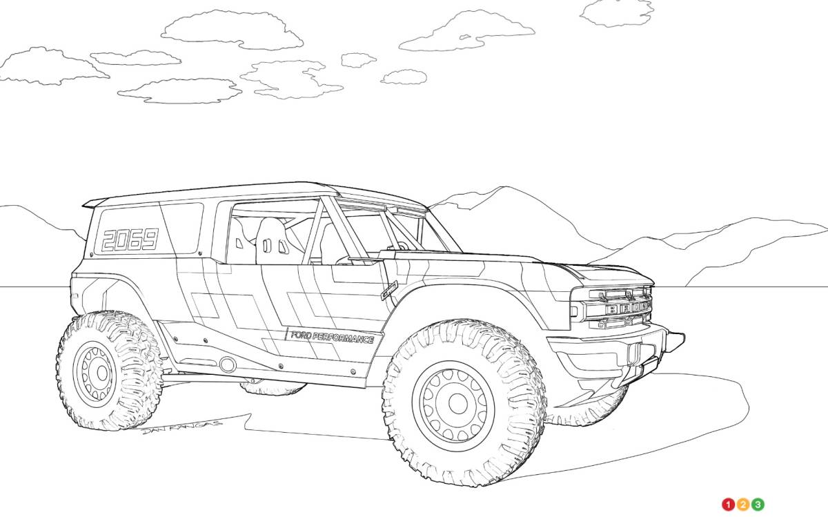 cool cars with flames coloring pages