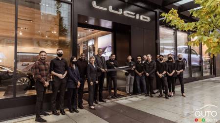 Lucid Motors ouvre une première boutique au Canada, à Vancouver