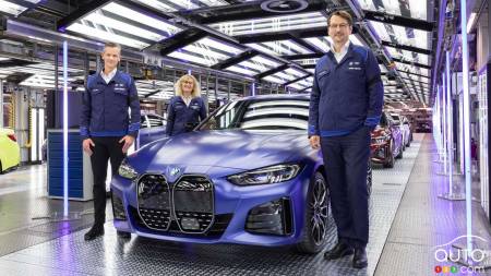Production officiellement lancée pour la BMW i4