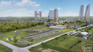 The future Porsche Experience Centre in Pickering