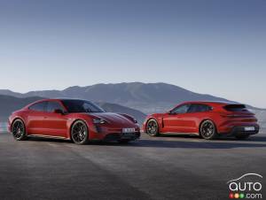 Los Angeles 2021 : Porsche présente deux Taycan GTS