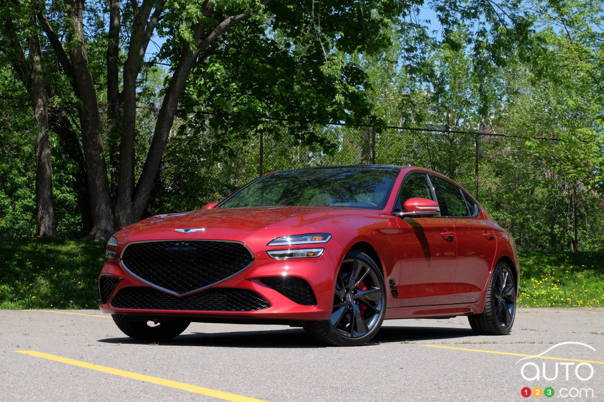 2022 Genesis G70 First Drive Review Car Reviews Auto123
